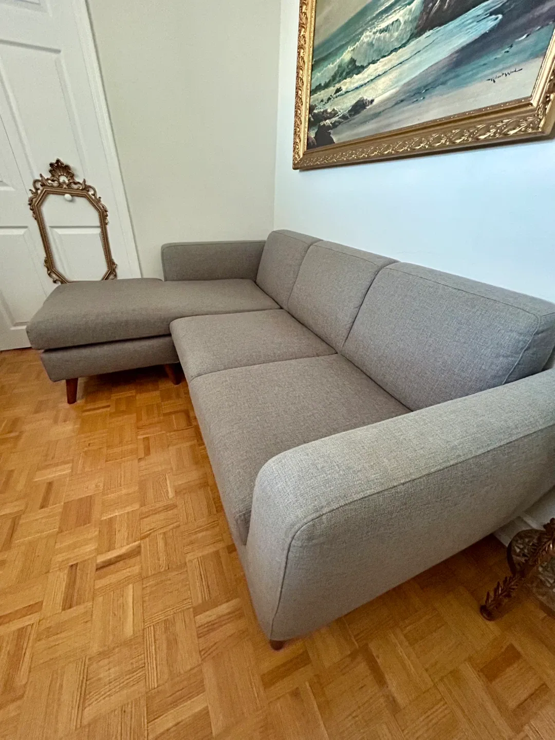 Grey Sectional Sofa – MUST GO ASAP! image indicator(2)