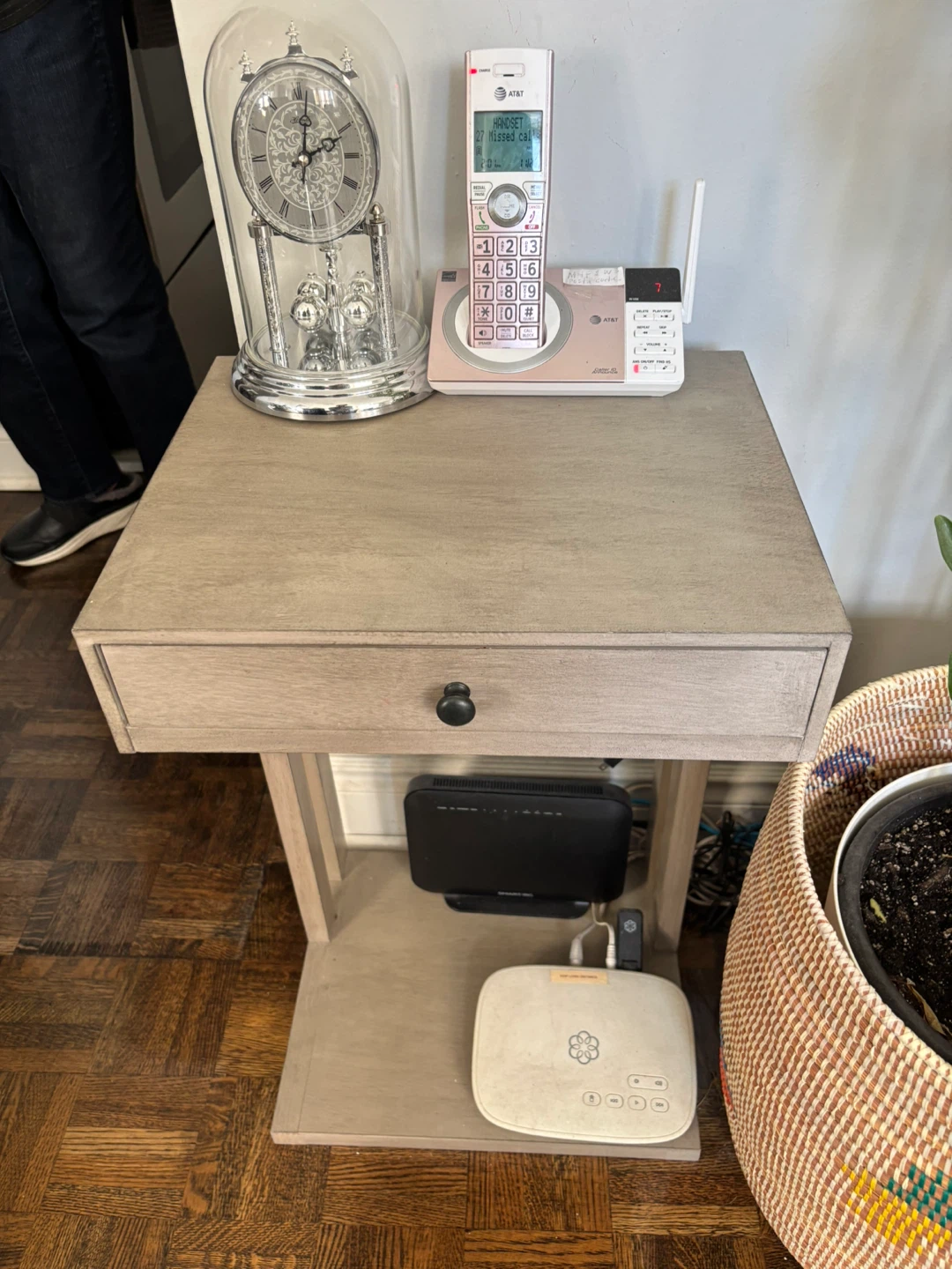 Side Table with Drawer - photo 2