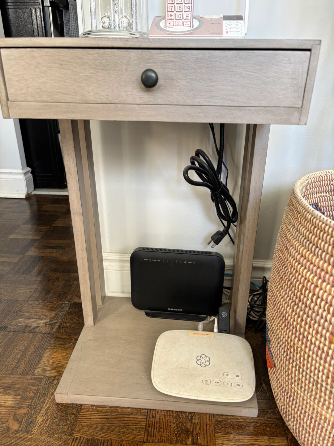 Side Table with Drawer - photo 3