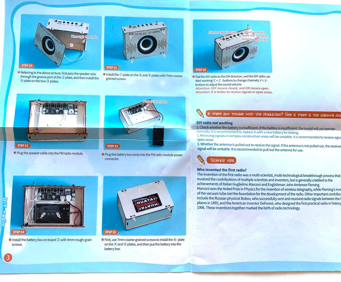 Xmas gift DIY Radio Kit for a crafty kid image indicator(4)