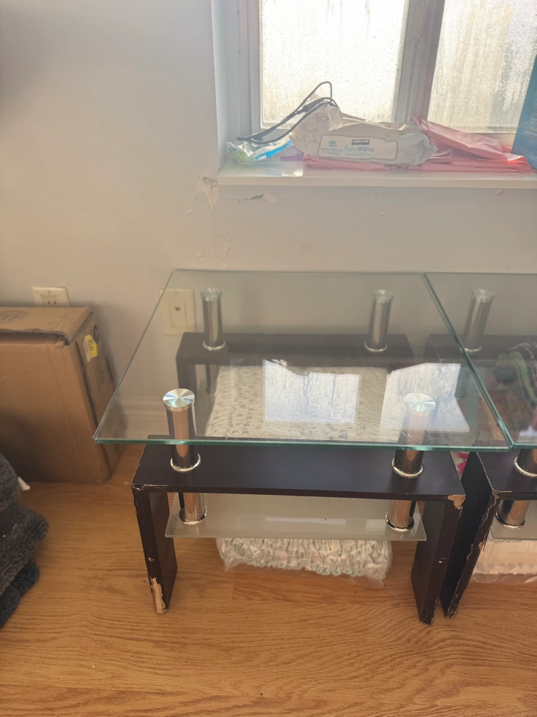 Glass Top Coffee Tables - Set of 3 - photo 2
