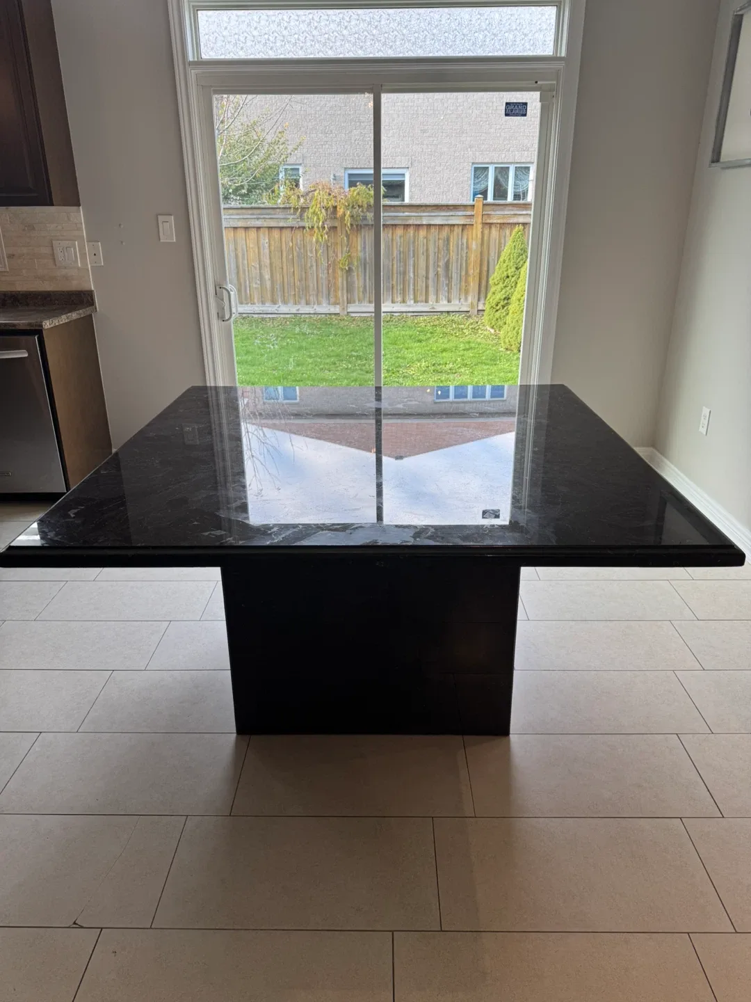 Black Granite Kitchen Table