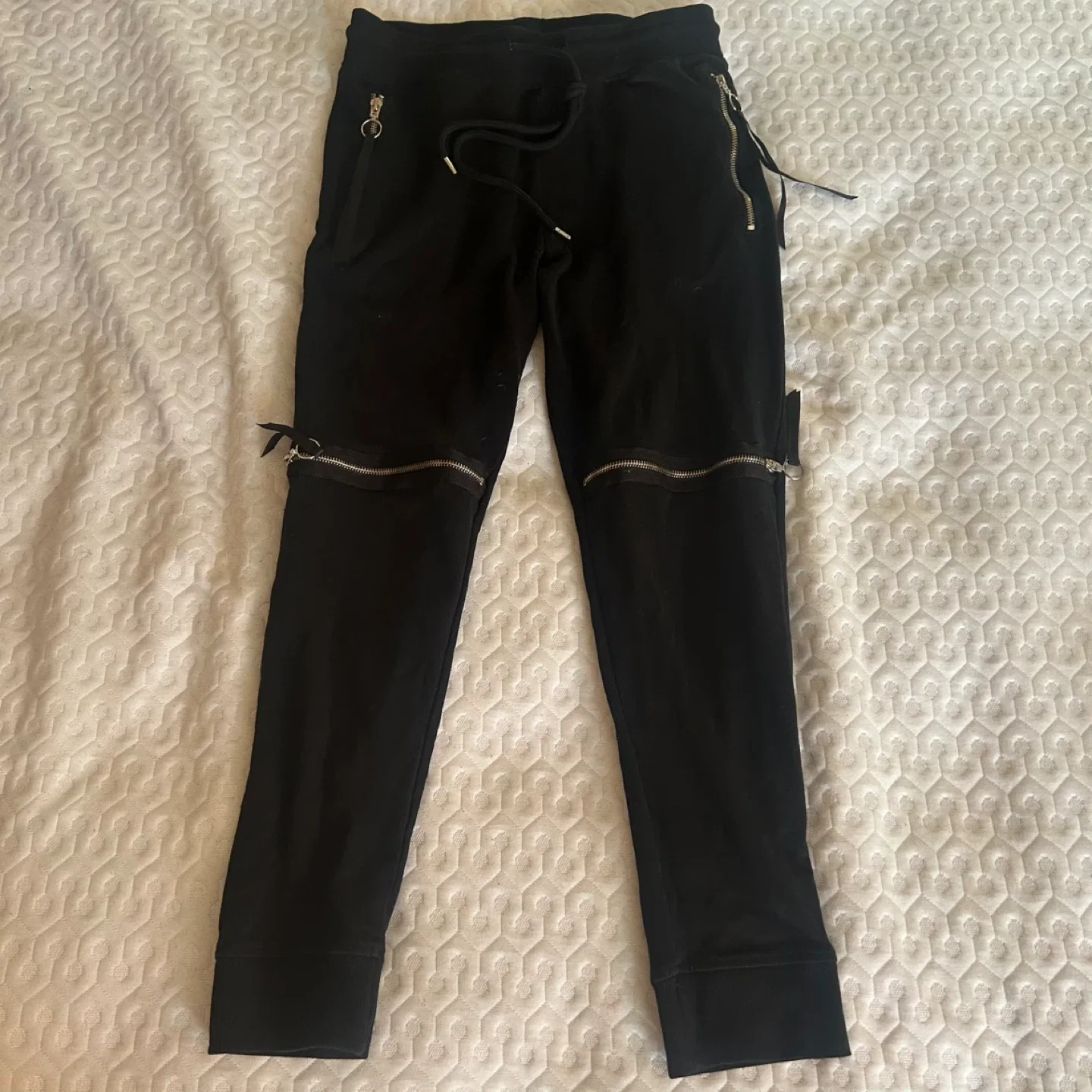 Mens Black Grunge Sweats -S (Dixie&Bloor) image indicator(2)