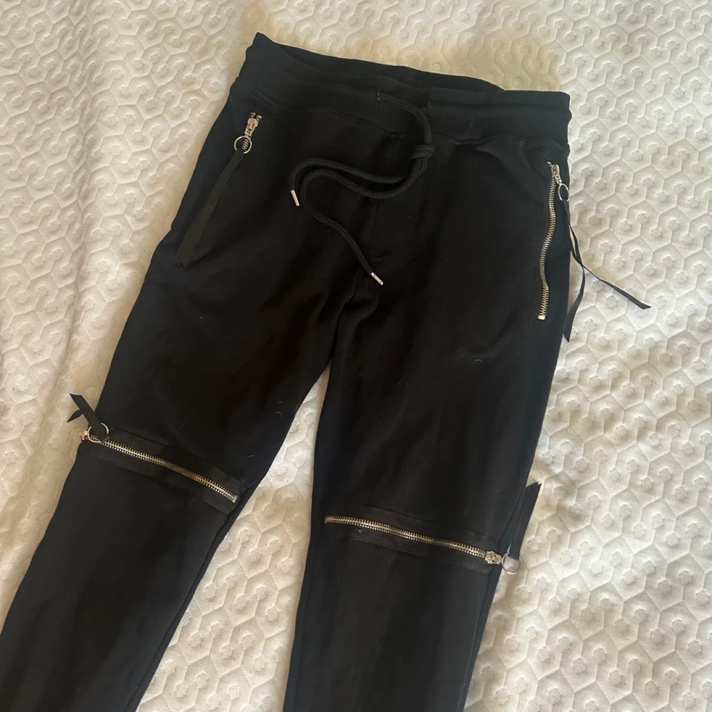 Mens Black Grunge Sweats -S (Dixie&Bloor)