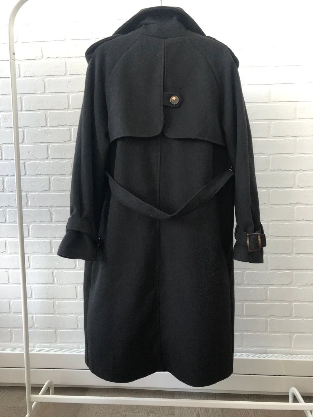 Boohoo Black Trench Coat - Size US 6 image indicator(2)