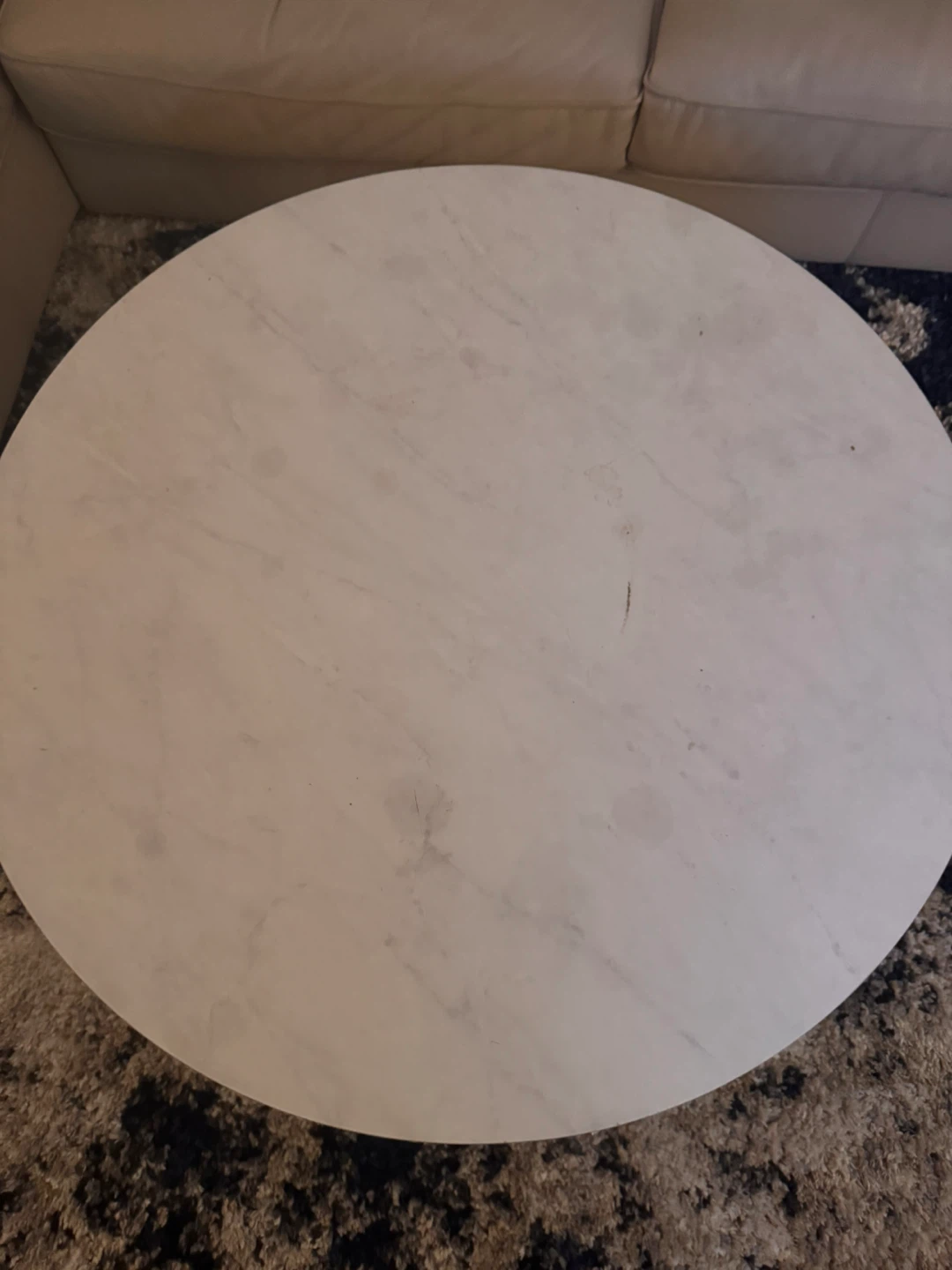 Faux Marble & Gold Coffee Table - photo 3