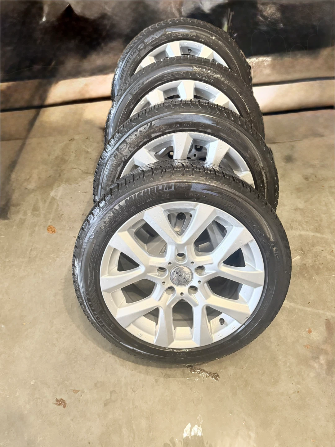 Michelin X-Ice Winter Tires on Rims - Set of 4