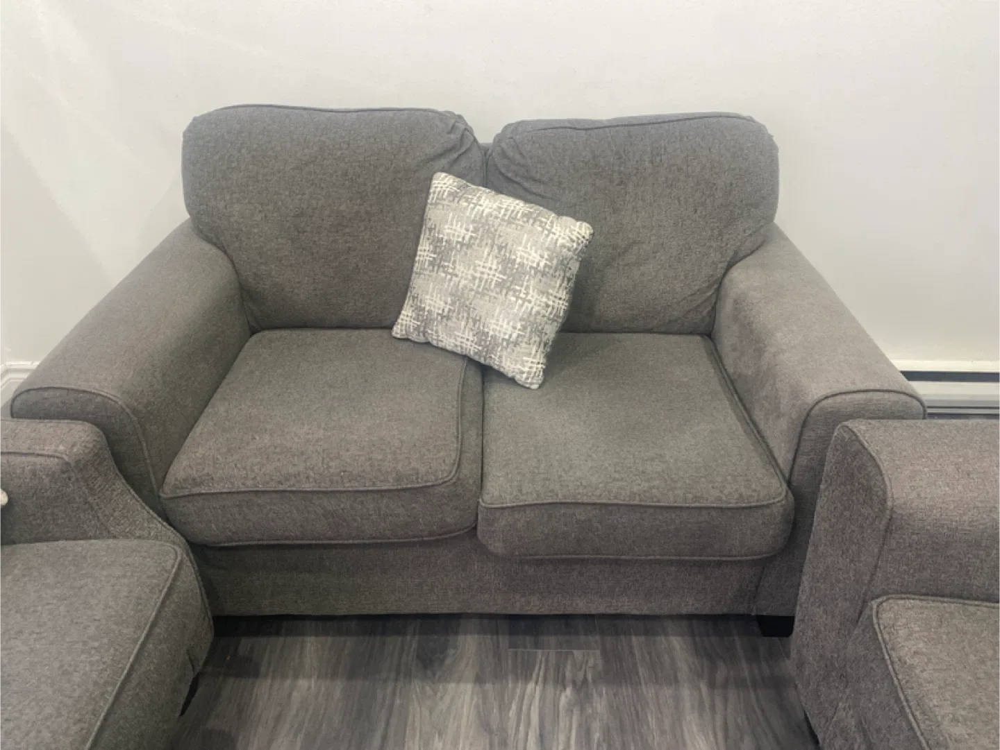 Grey Sofa Set - 3 Seater, 2 Seater, and Loveseat image indicator(3)