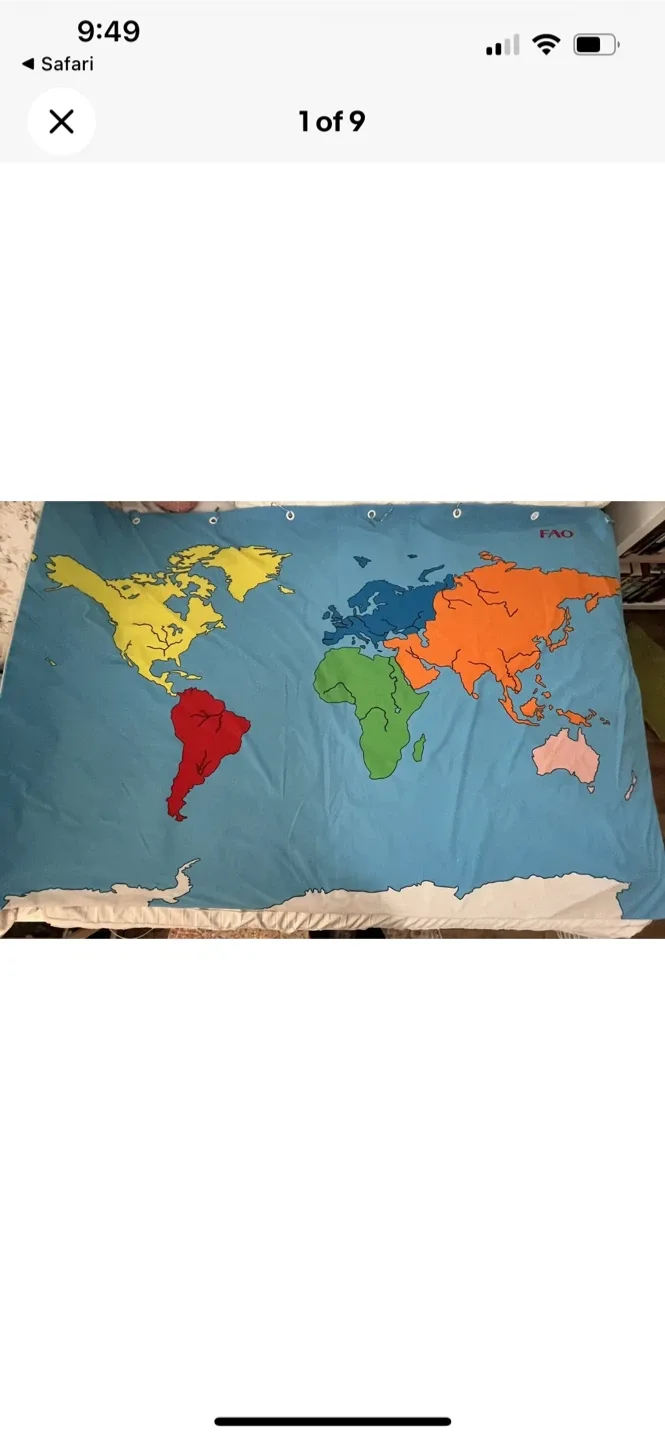 FAO Schwarz Giant World Map image indicator(4)