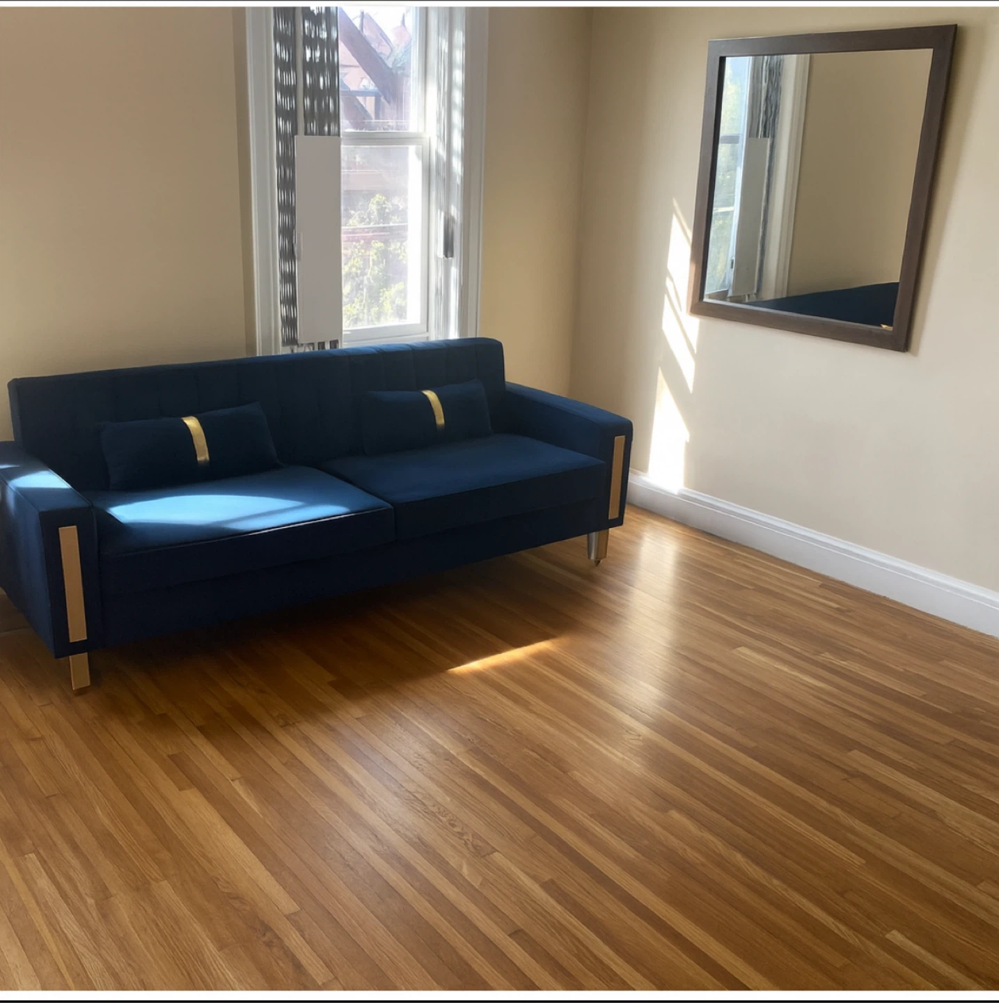 Blue Velvet Sofa