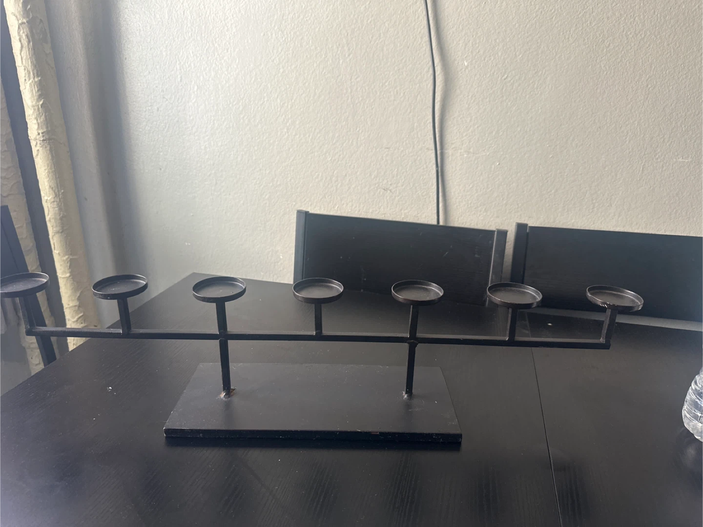 Pottery Barn Candle Holder - Black