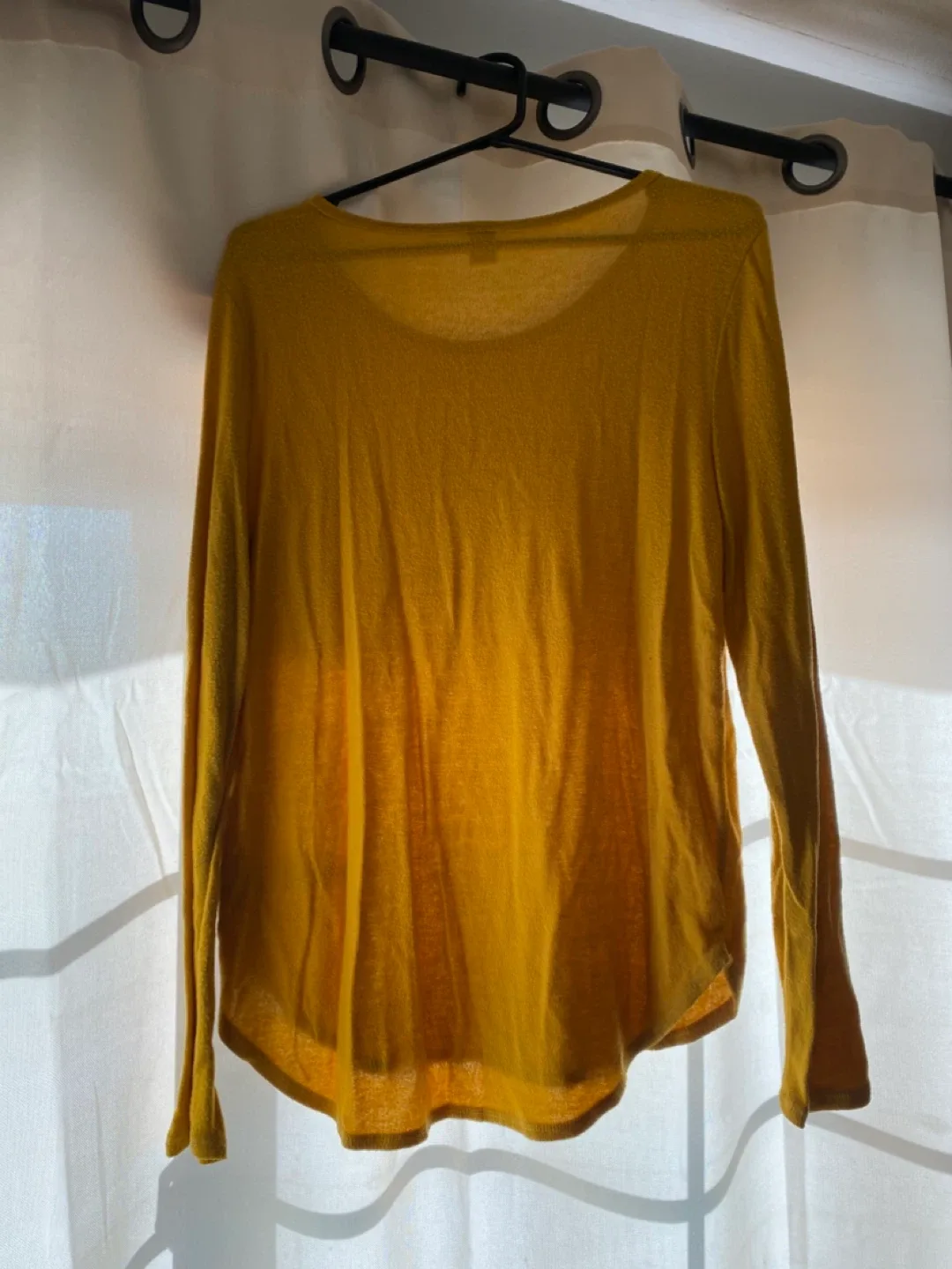 Old Navy Yellow Long Sleeve Top - Size M image indicator(2)