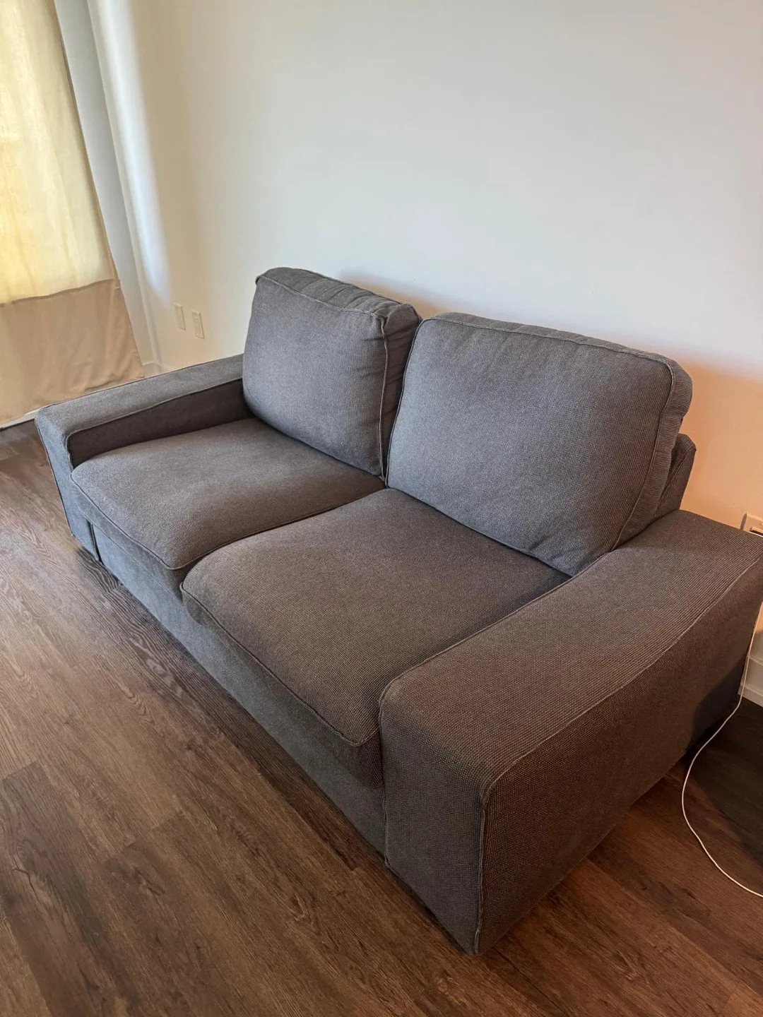 IKEA Grey Two-Seater Sofa