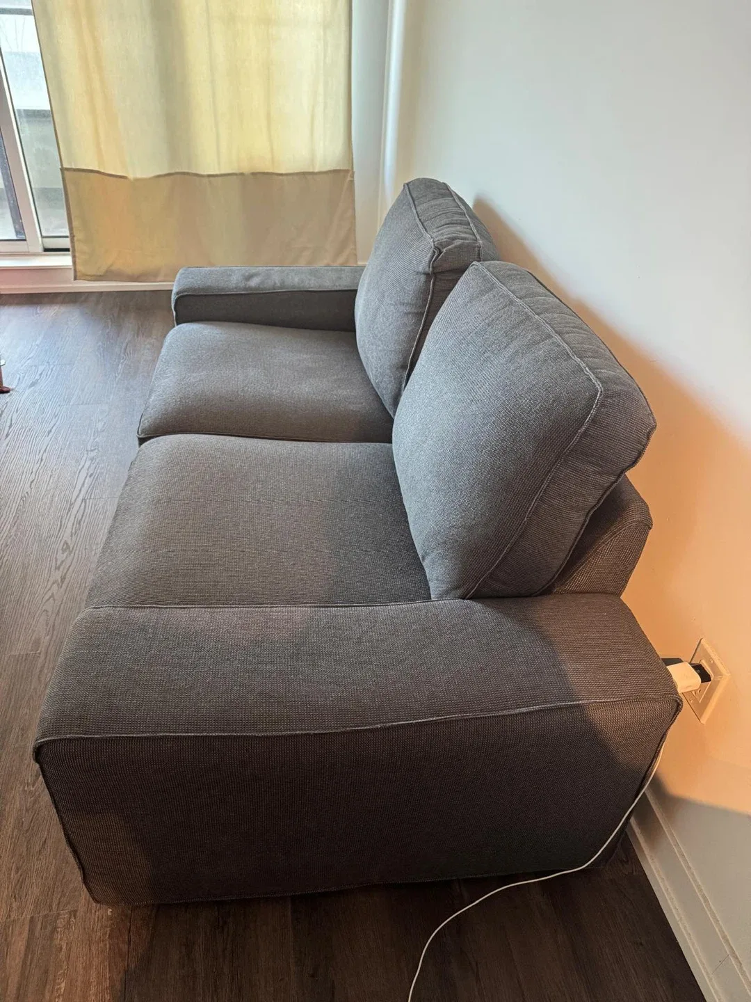 IKEA Grey Two-Seater Sofa image indicator(2)