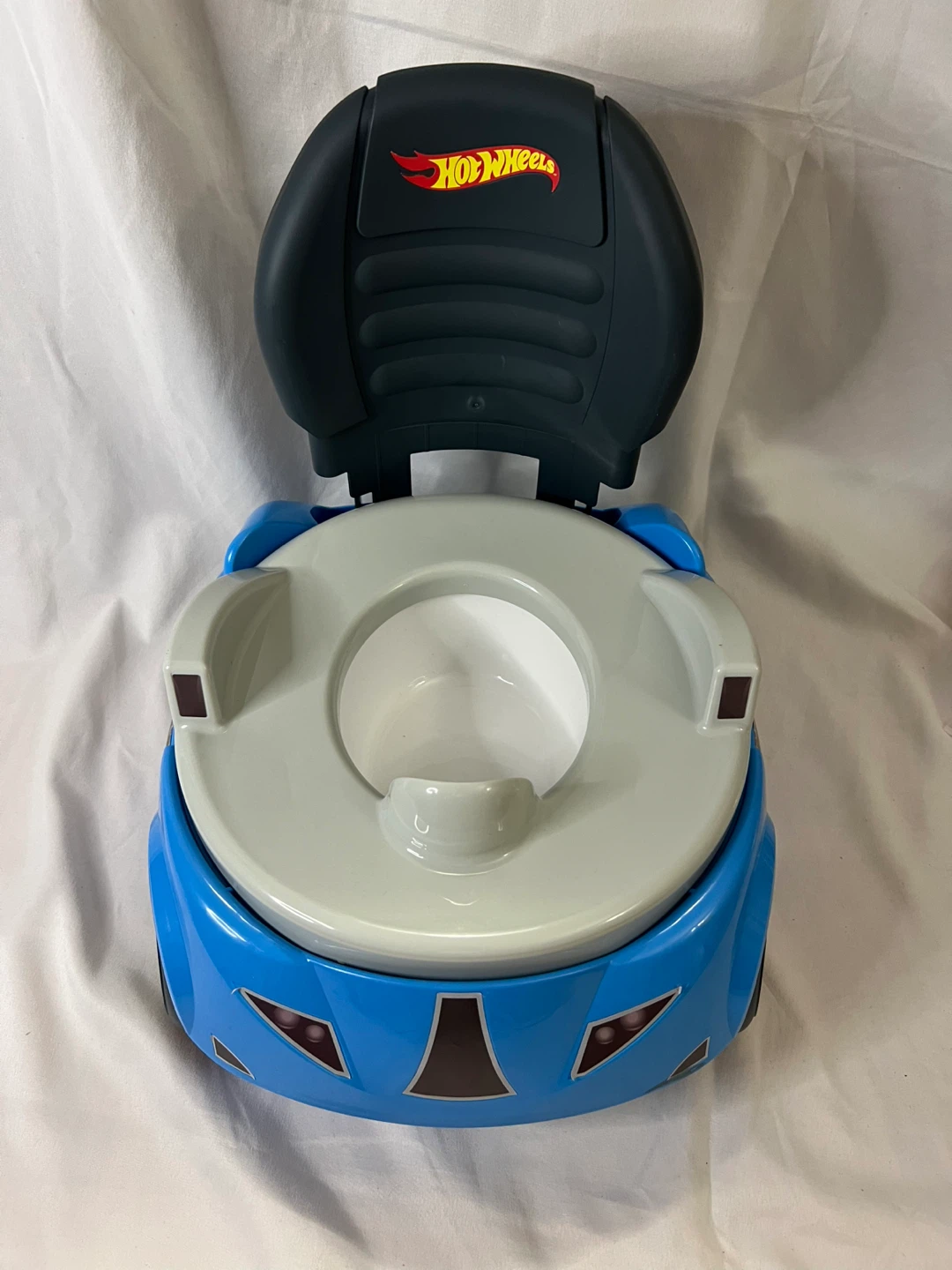 Hot Wheels Blue Race Car Potty Training Toilet - photo 5