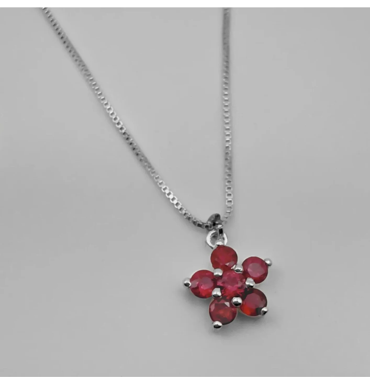 18k plated Rubí Natural Necklace