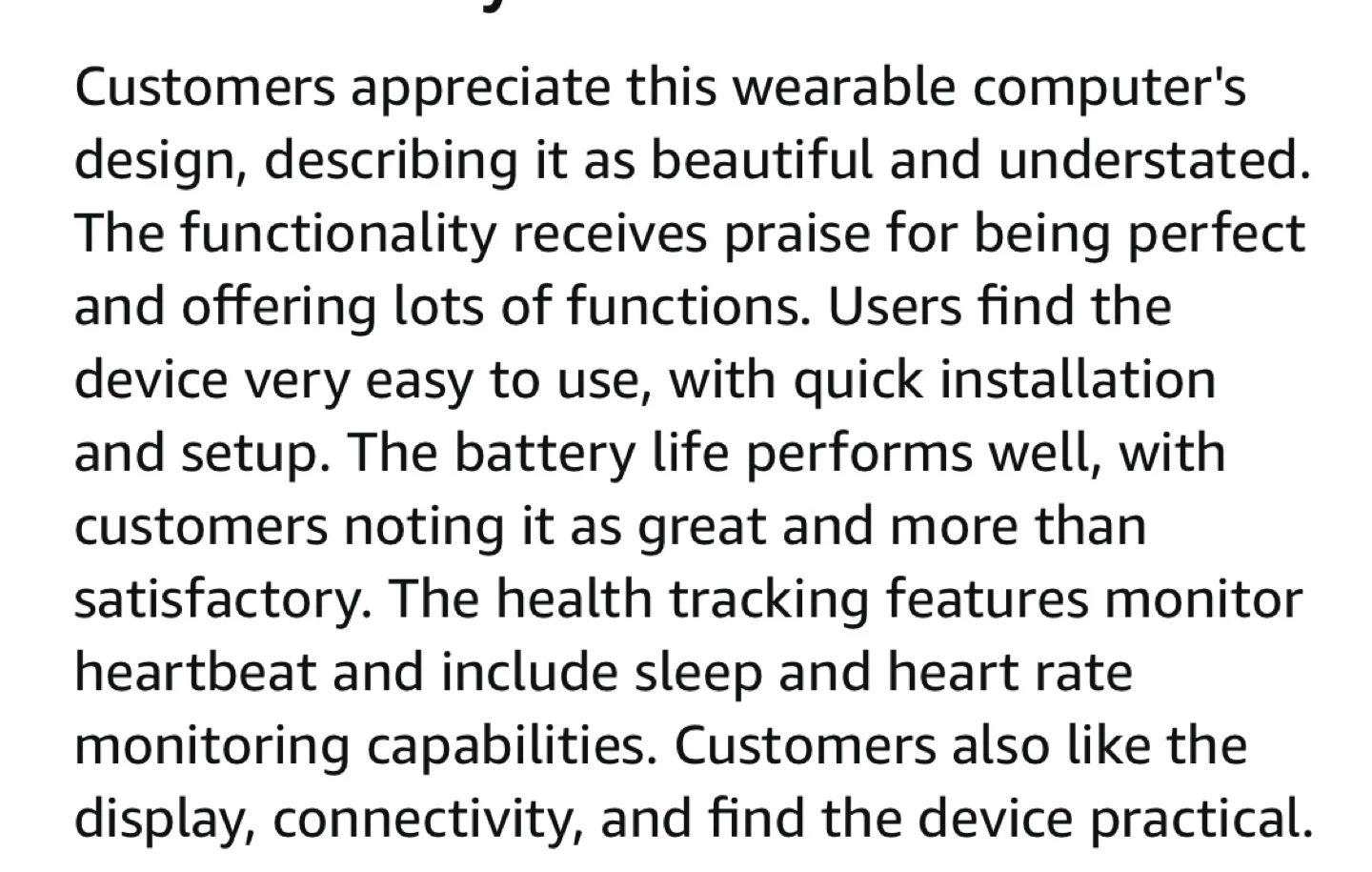 Fitness Watch, Sleep & Heart Rate Monitor, Black - photo 2