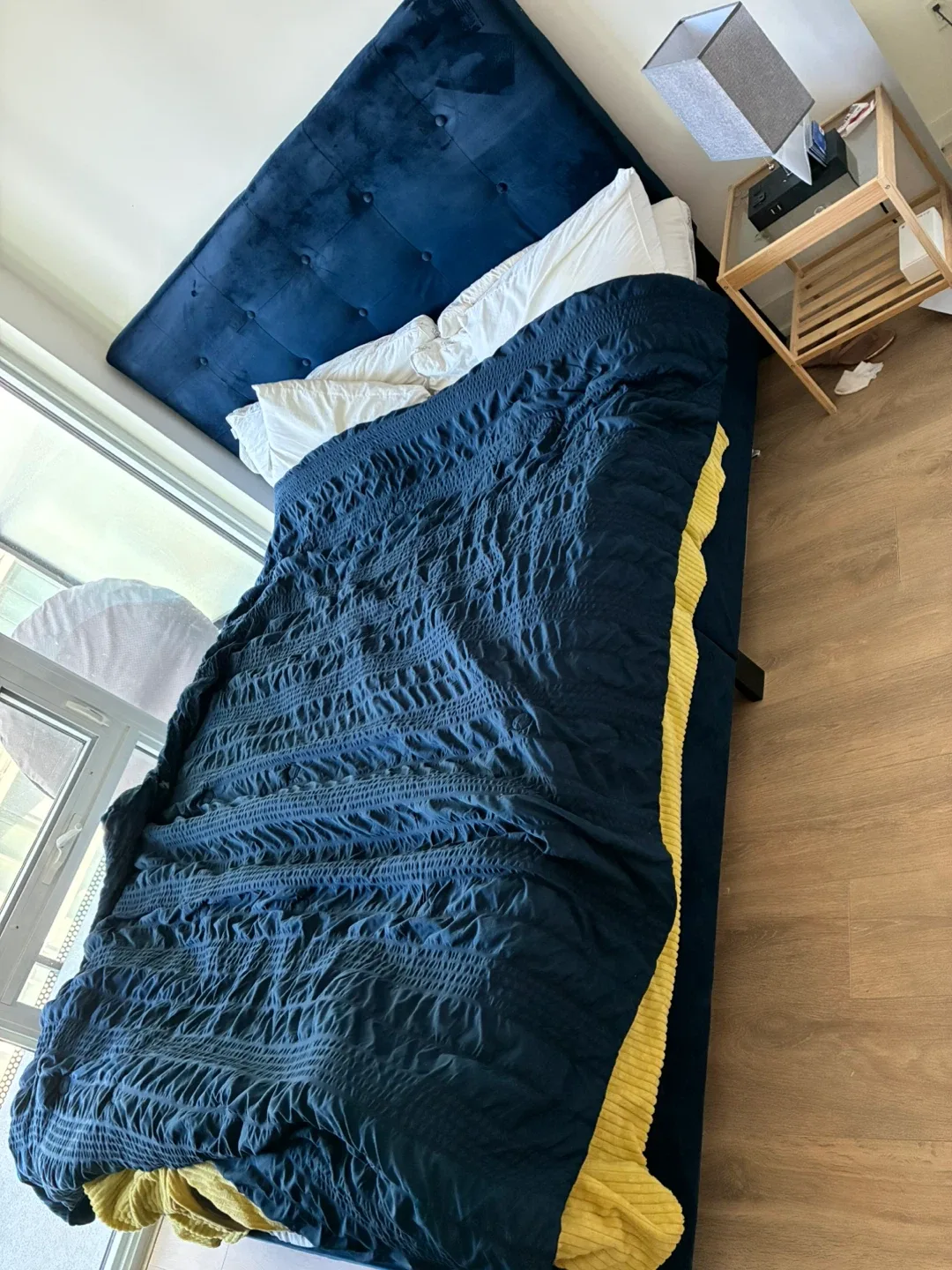 Queen Bed Frame and mattress