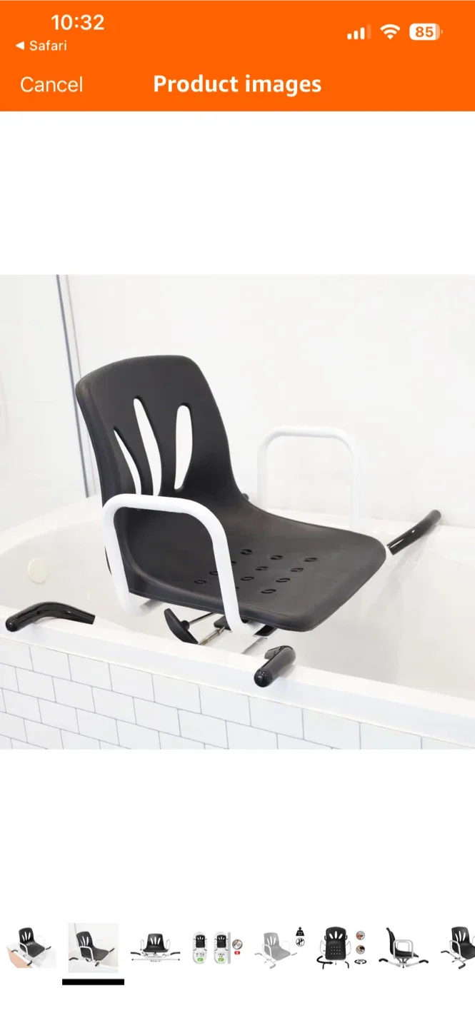 PEPE Mobility Swivel Bath Seat 360° Back, Safety Transfer C image indicator(2)