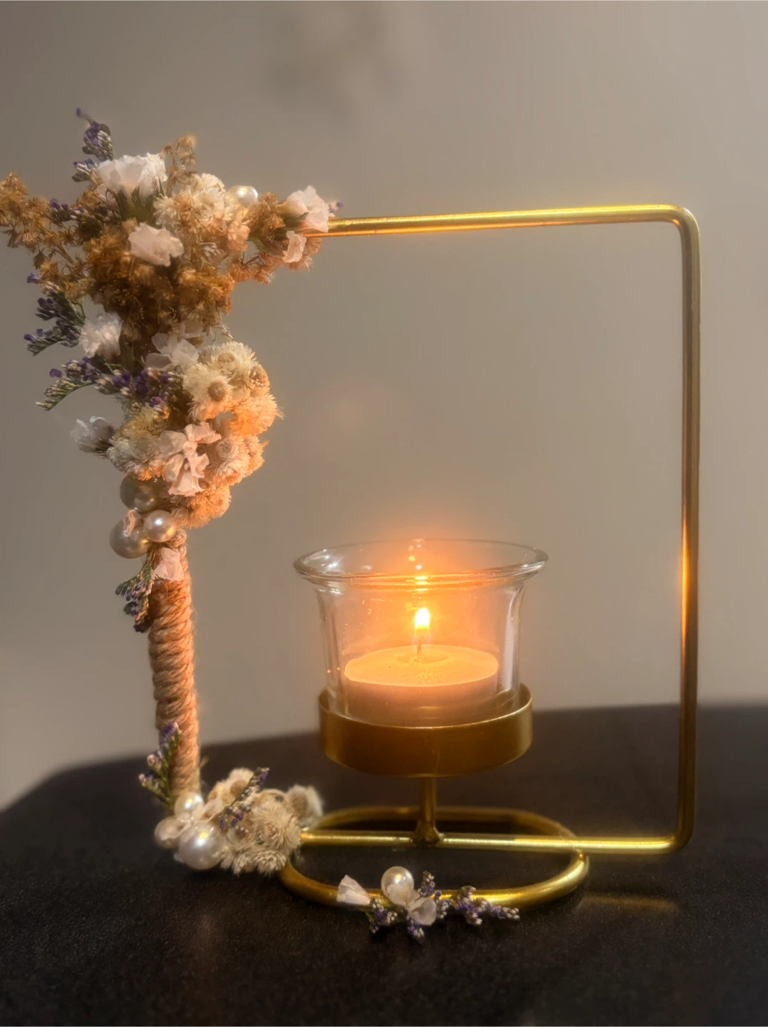 Gold Decorative Candle Holder - photo 3