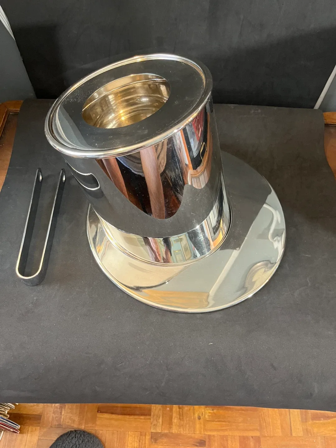 Italian ( Progetti )Ice Bucket with Tongs