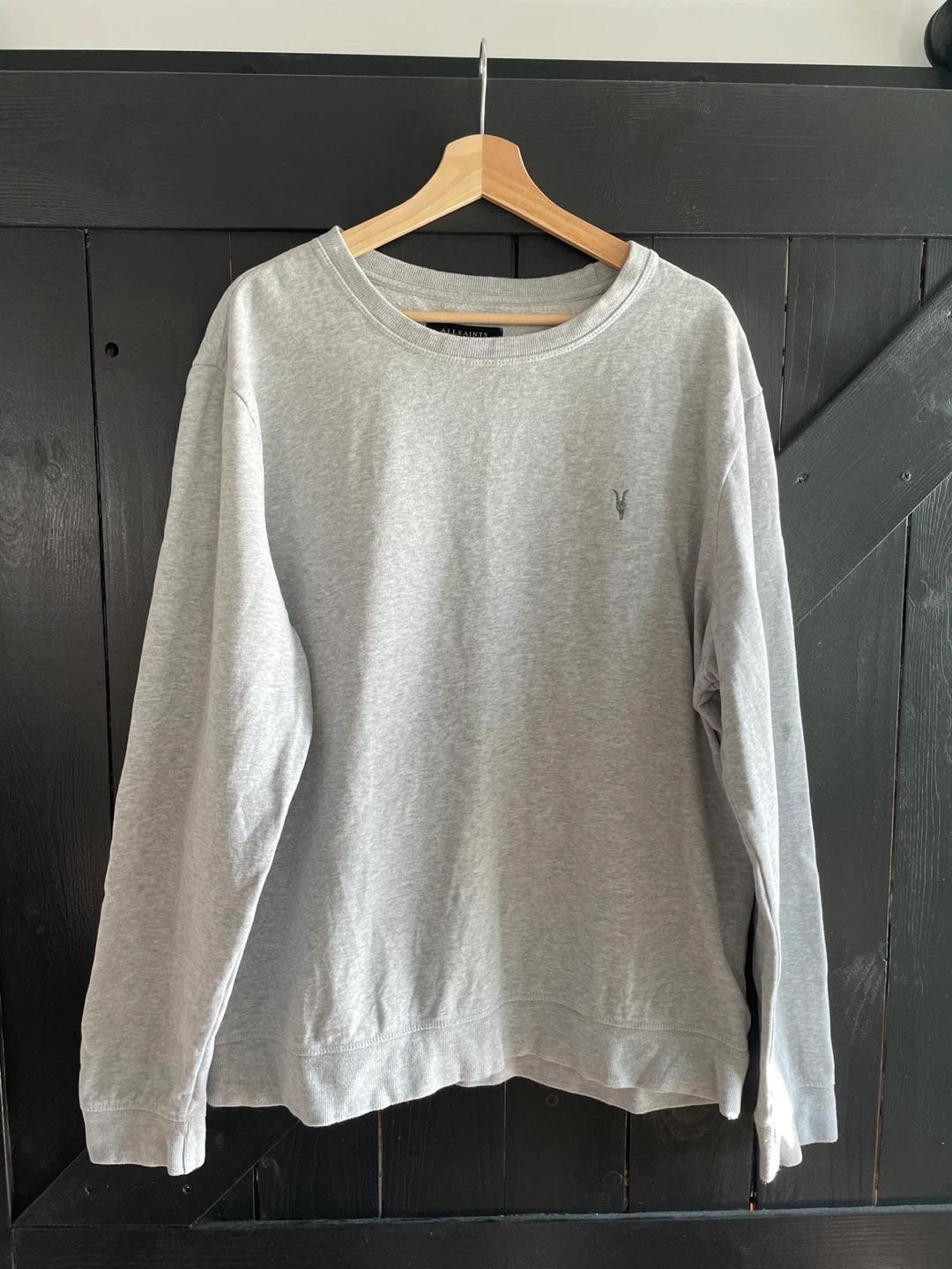AllSaints Grey Sweatshirt XX-Large (fits like an XL)