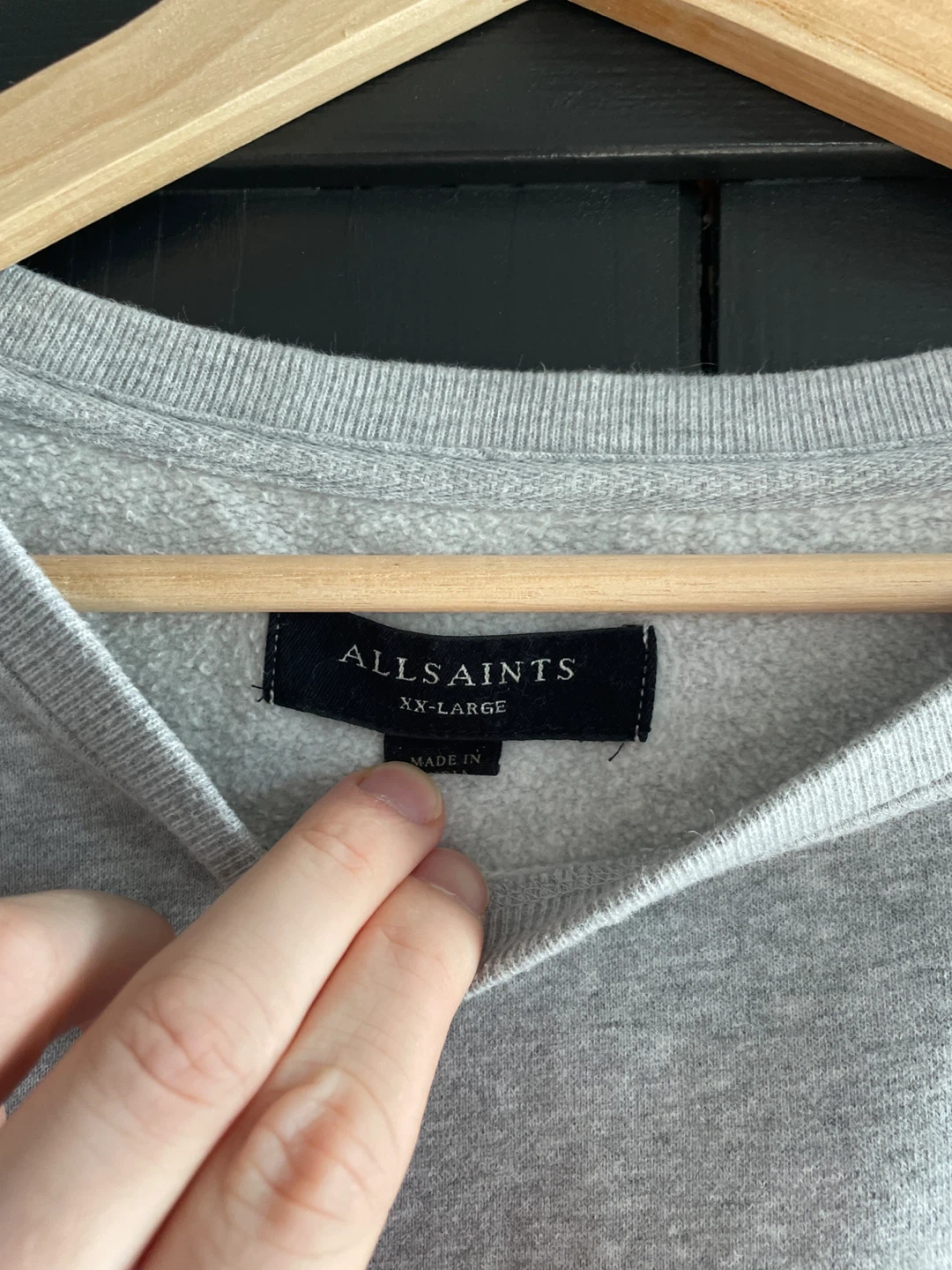 AllSaints Grey Sweatshirt XX-Large (fits like an XL) - photo 2