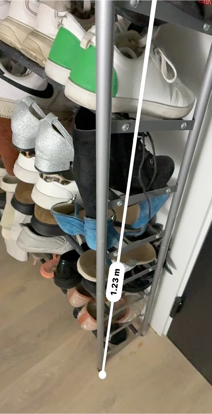 Shoe Rack - 1.23 m tall image indicator(2)