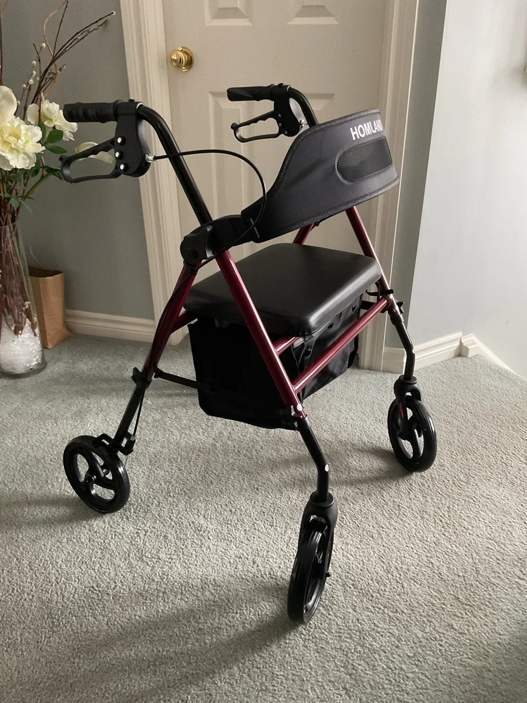 Homland Rolling Walker with Seat image indicator(2)