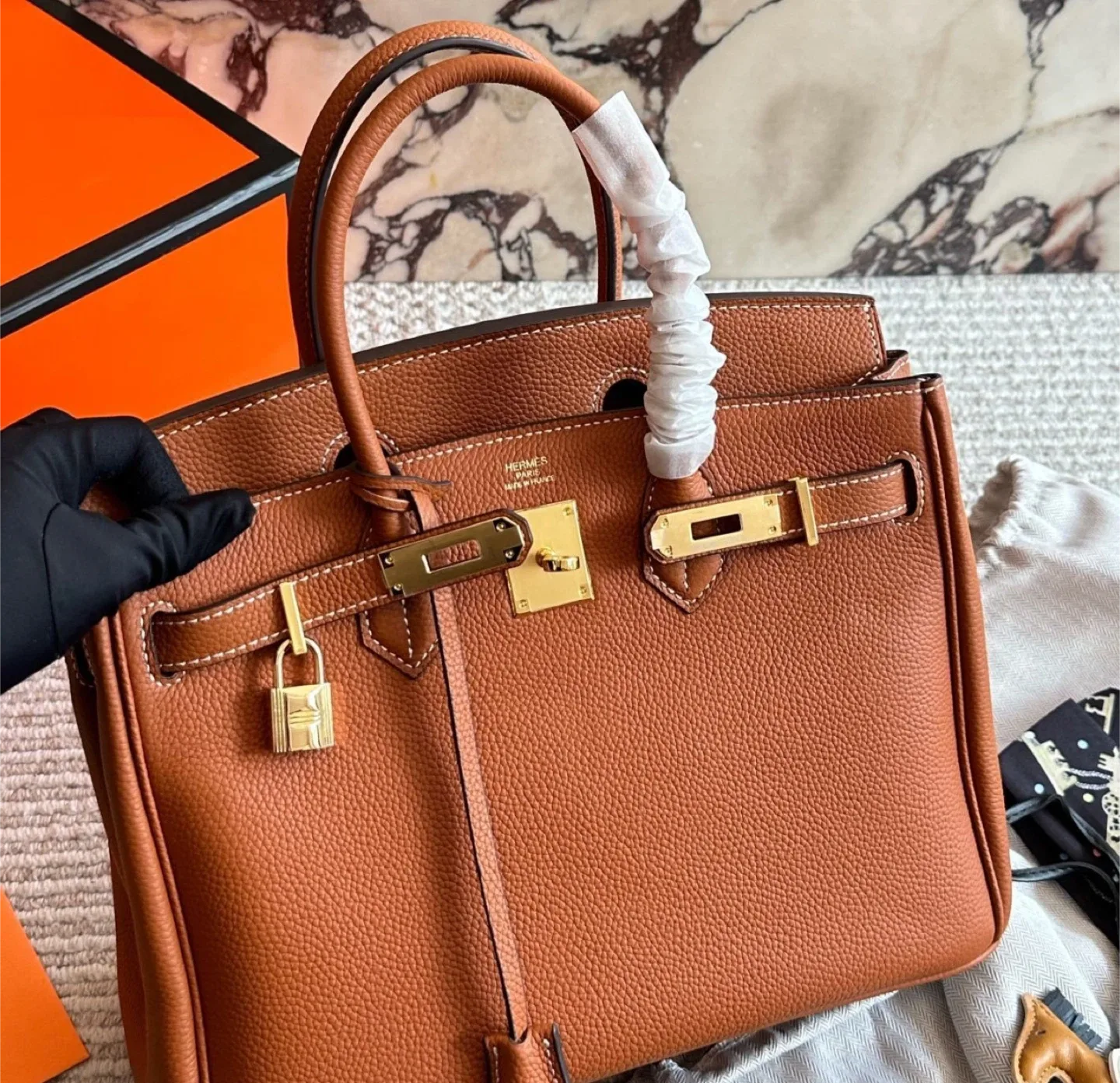 Hermès Birkin 30 Gold