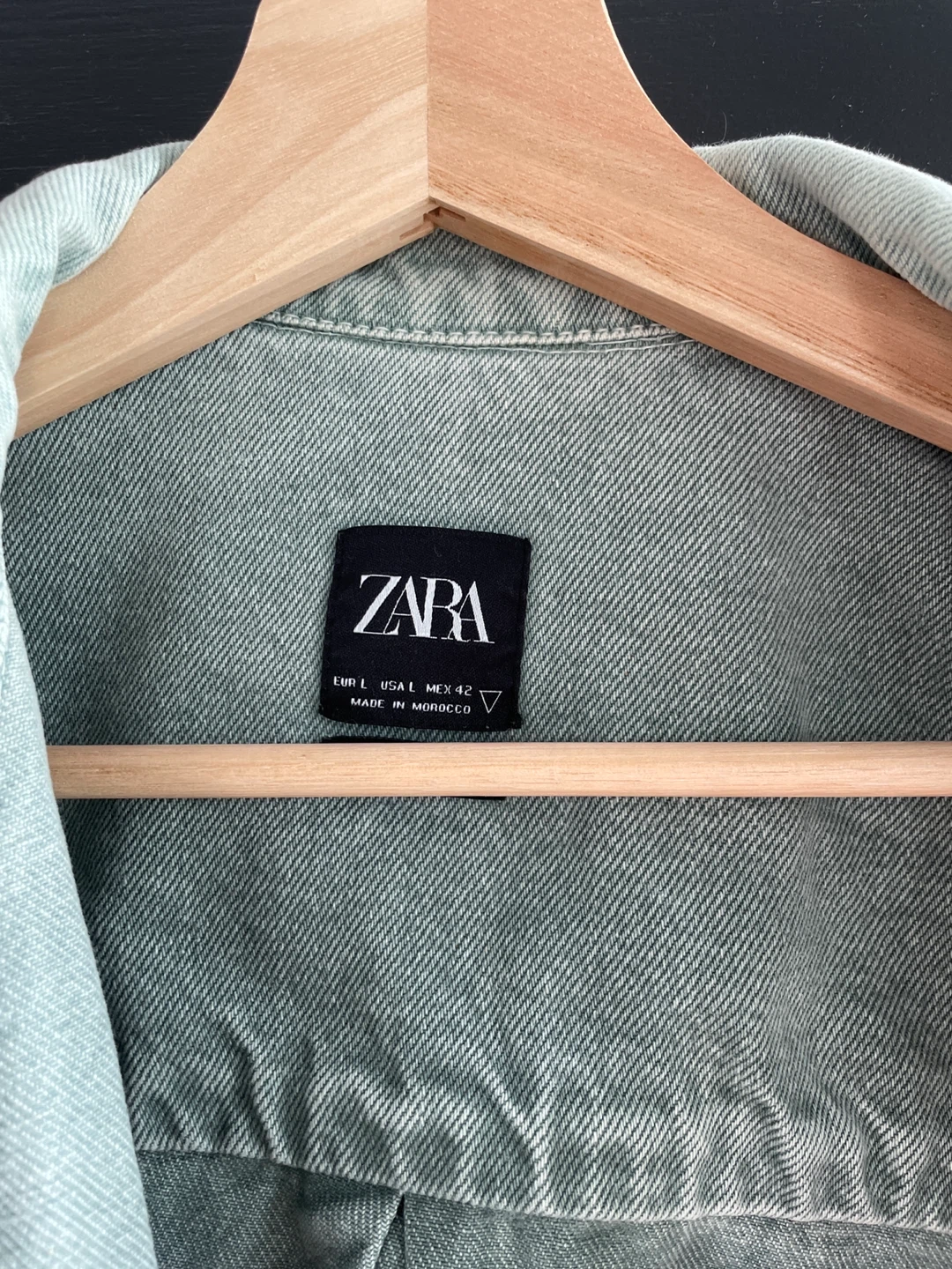 Zara Oversized Denim Shirt Jacket - Size L - photo 2