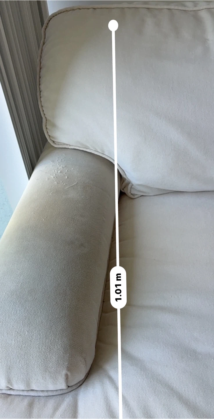 Comfortable Beige Sofa (2.13m x 1.01m) - photo 3