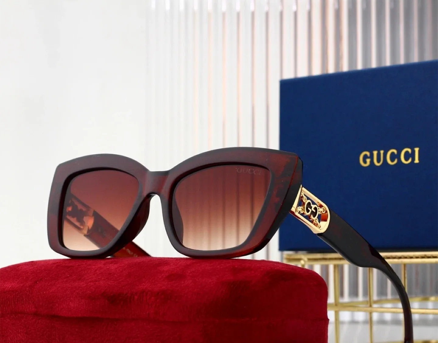 Designer Sunglasses: Cartier, Gucci, Hermes, Louis Vuitton image indicator(9)