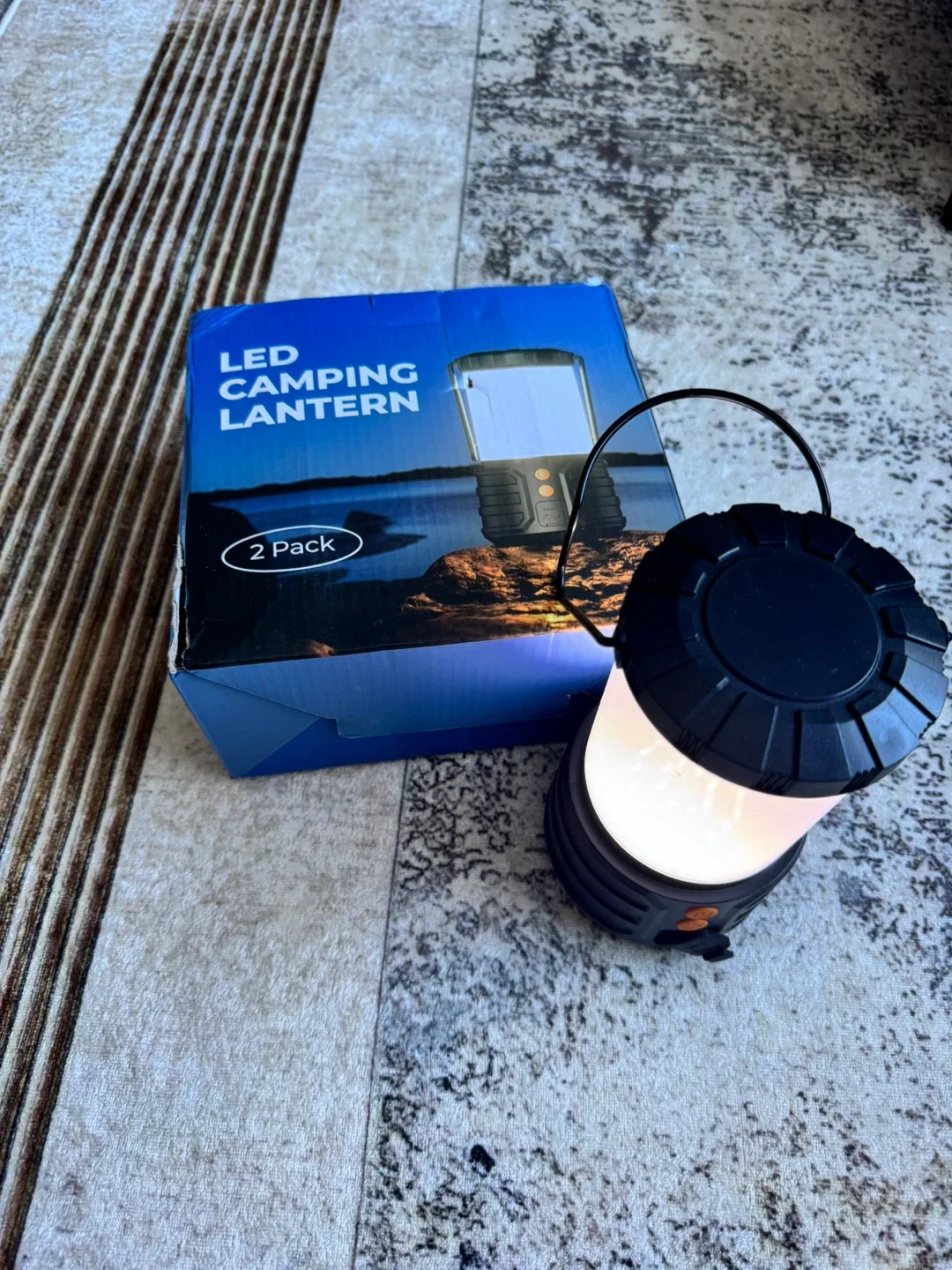 LED Camping Lantern - 2 Pack