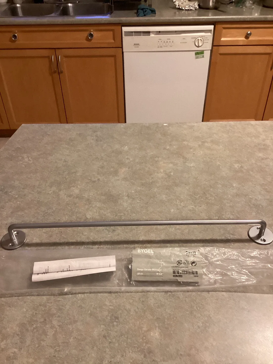 IKEA BYGEL Towel Rail - New in Package!