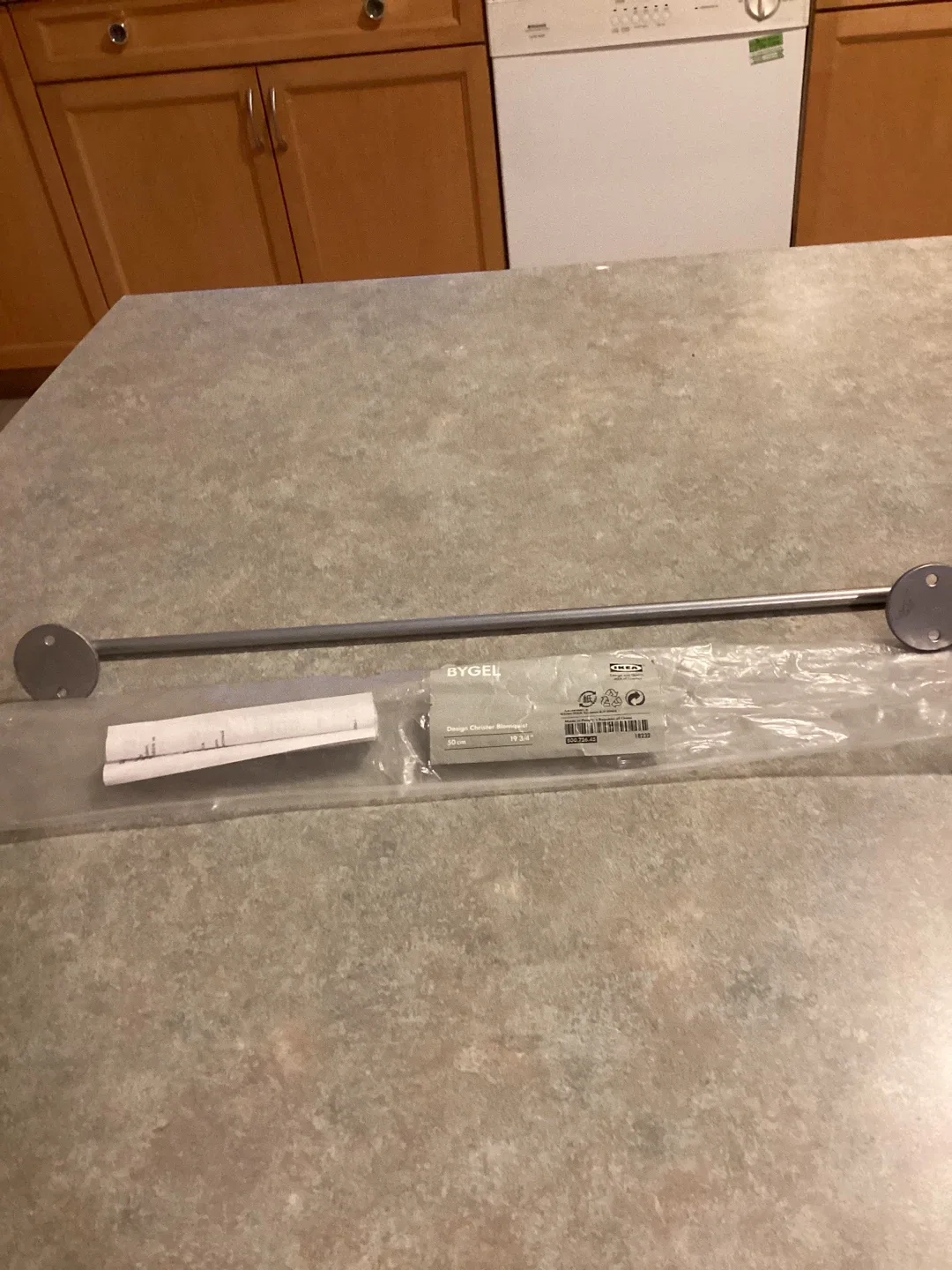 IKEA BYGEL Towel Rail - New in Package! image indicator(2)