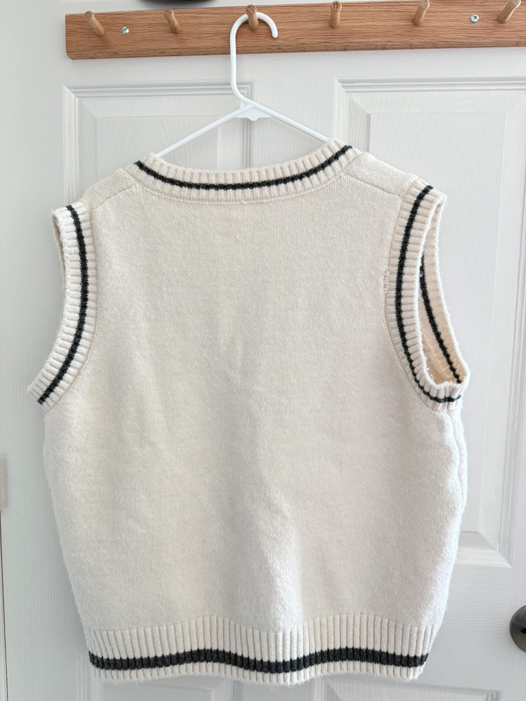 Cream Knit Sweater Vest - photo 3