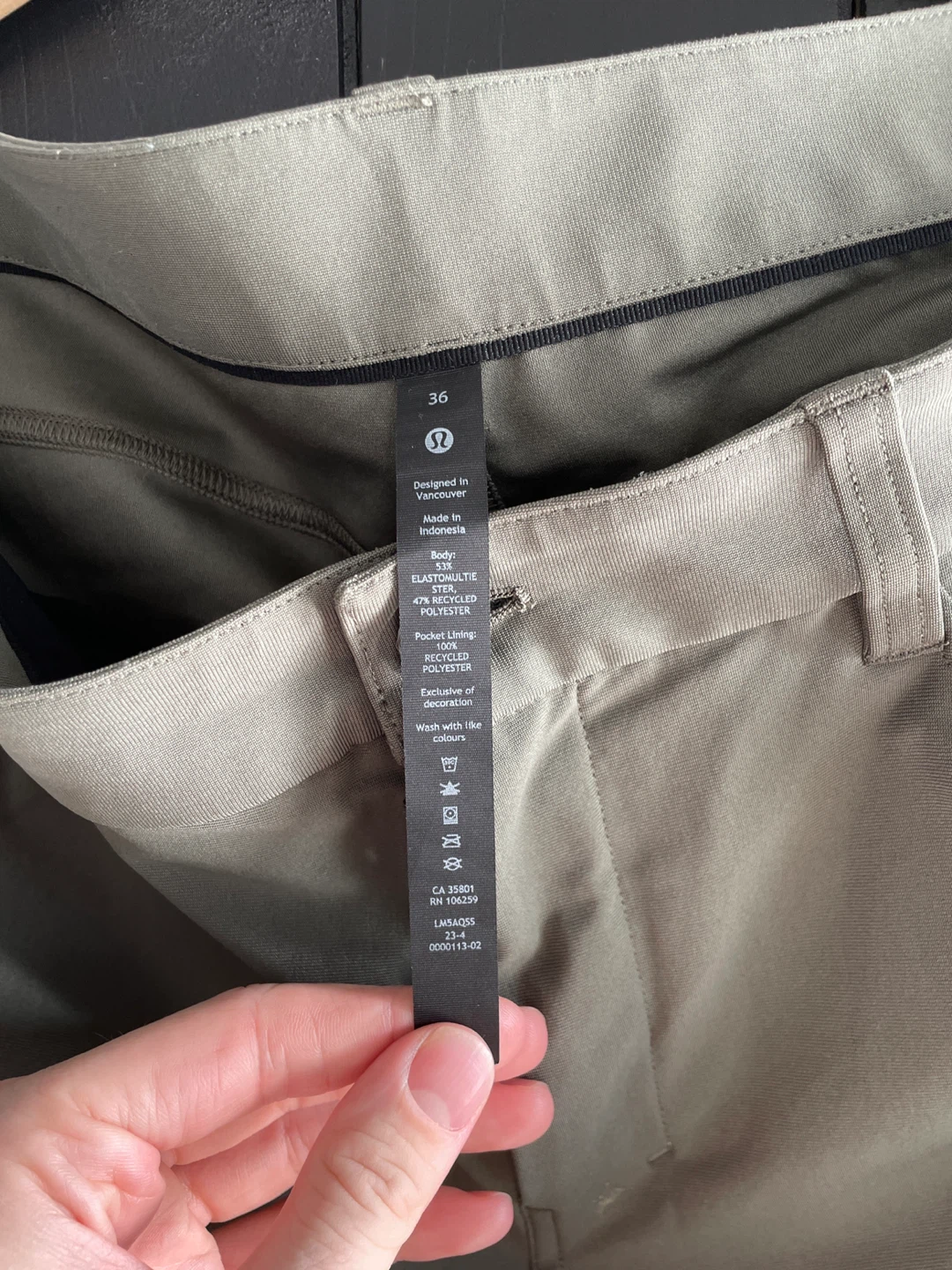 Lululemon ABC Pants Size 36 Olive Green - photo 2