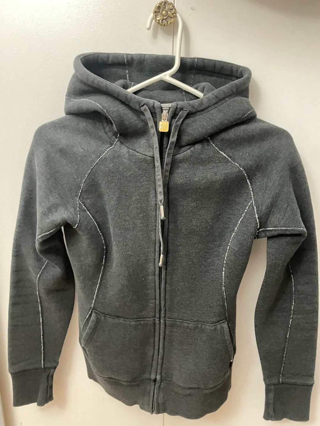 TNA Grey Zip-Up Hoodie