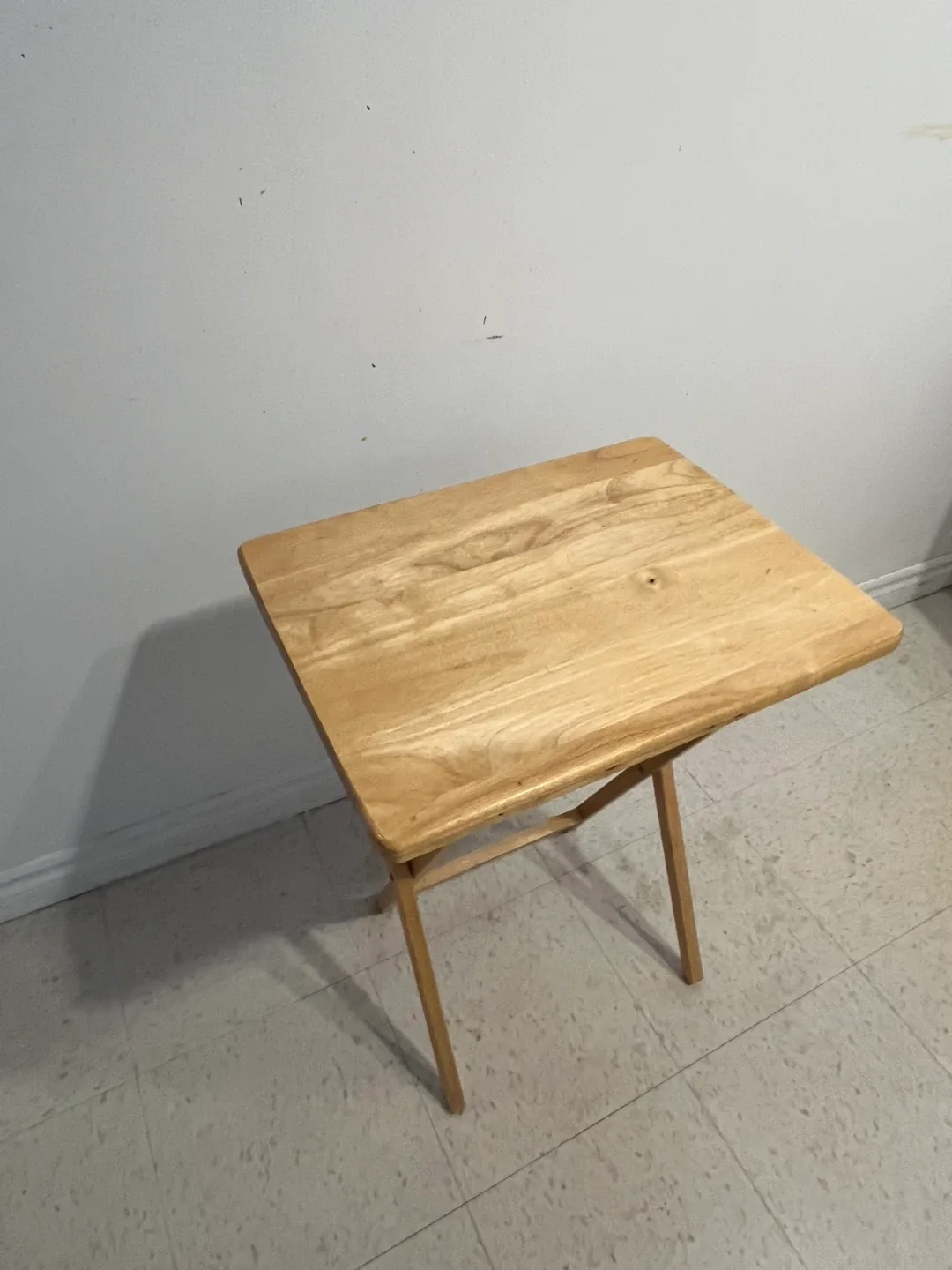 Folding Wooden TV Tray Table