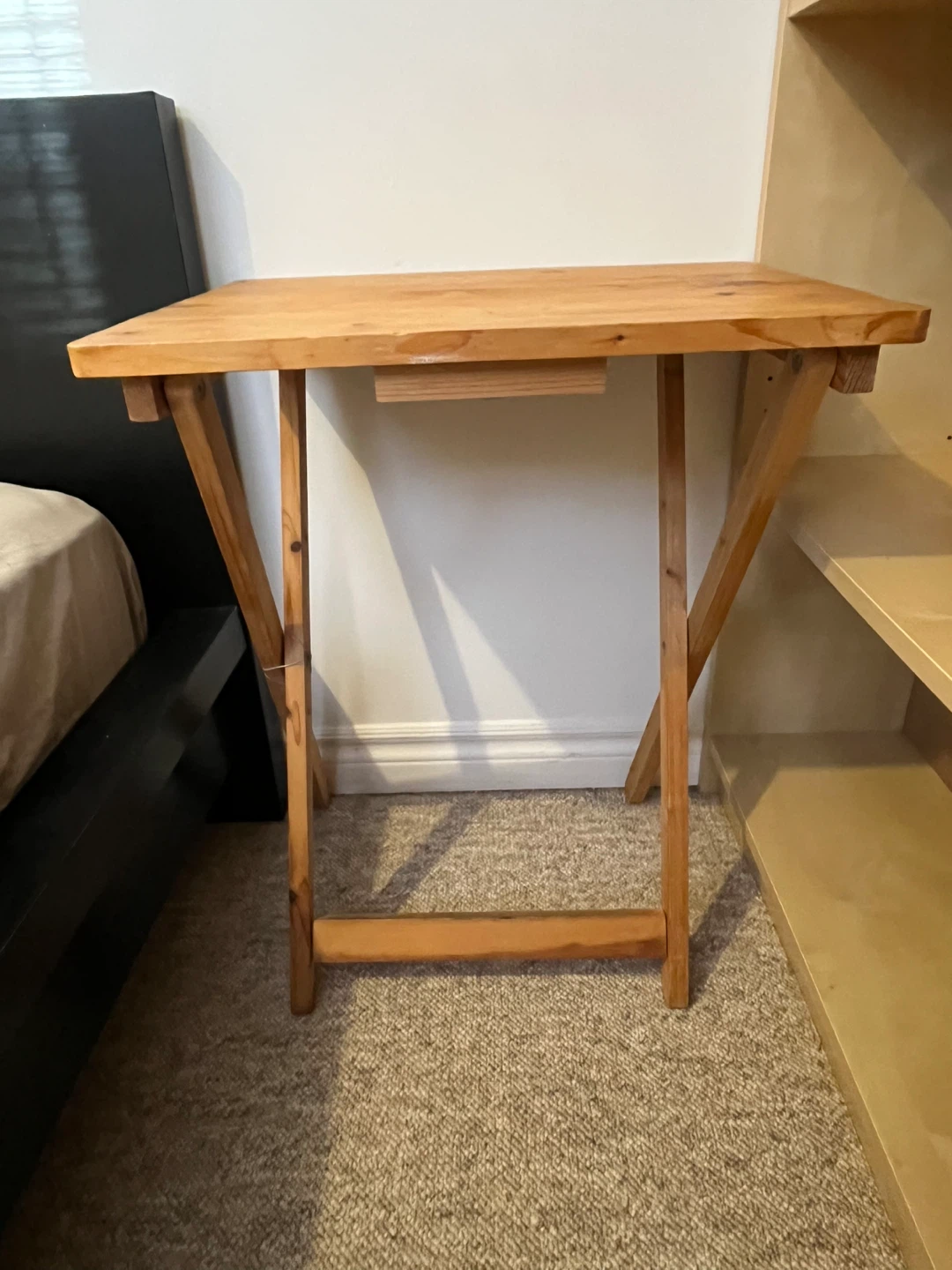 Wooden Folding Table - Lightly Used - photo 2