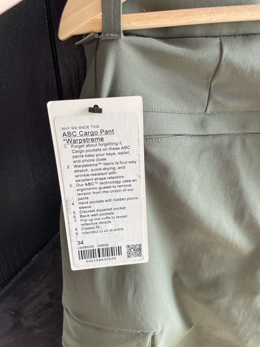 Lululemon ABC Cargo Pant Warpstreme 34 - photo 3