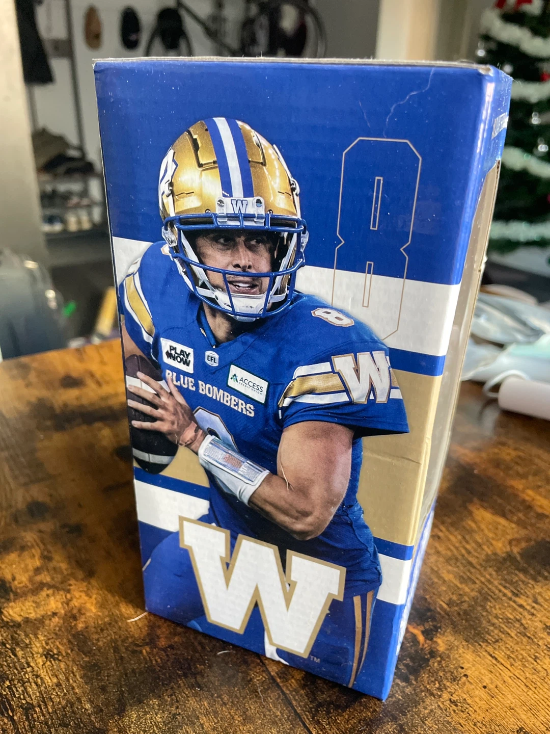 Zach Collaros Winnipeg Blue Bombers Bobblehead - photo 2