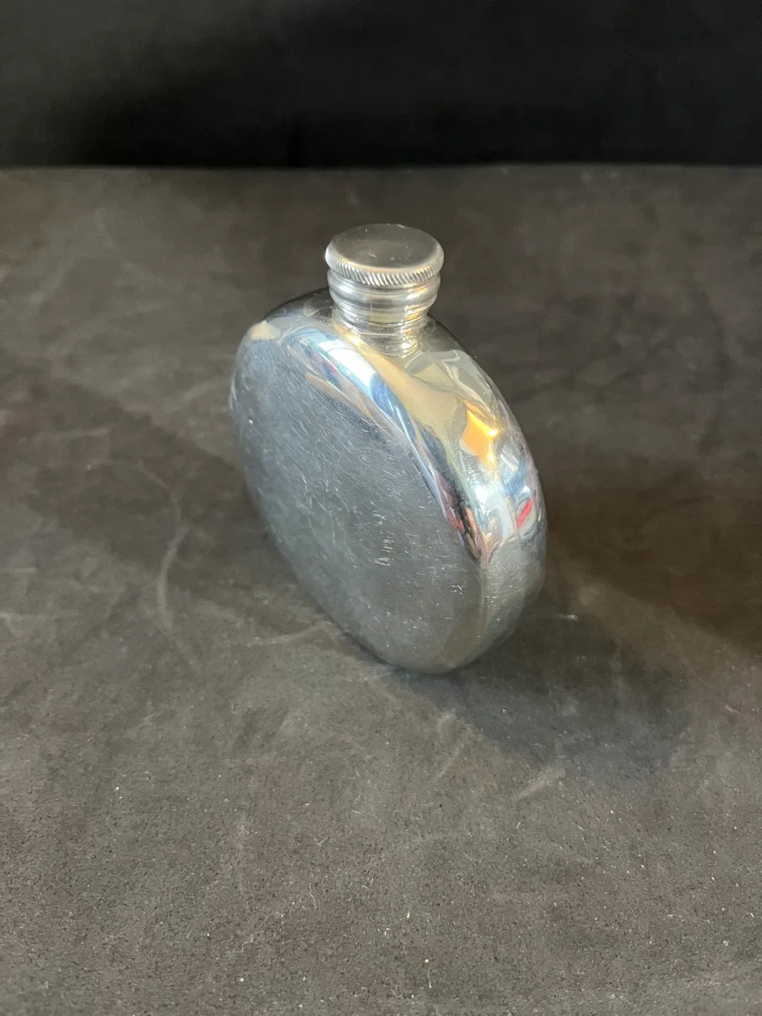 English Pewter 4 oz Flask - Sheffield England