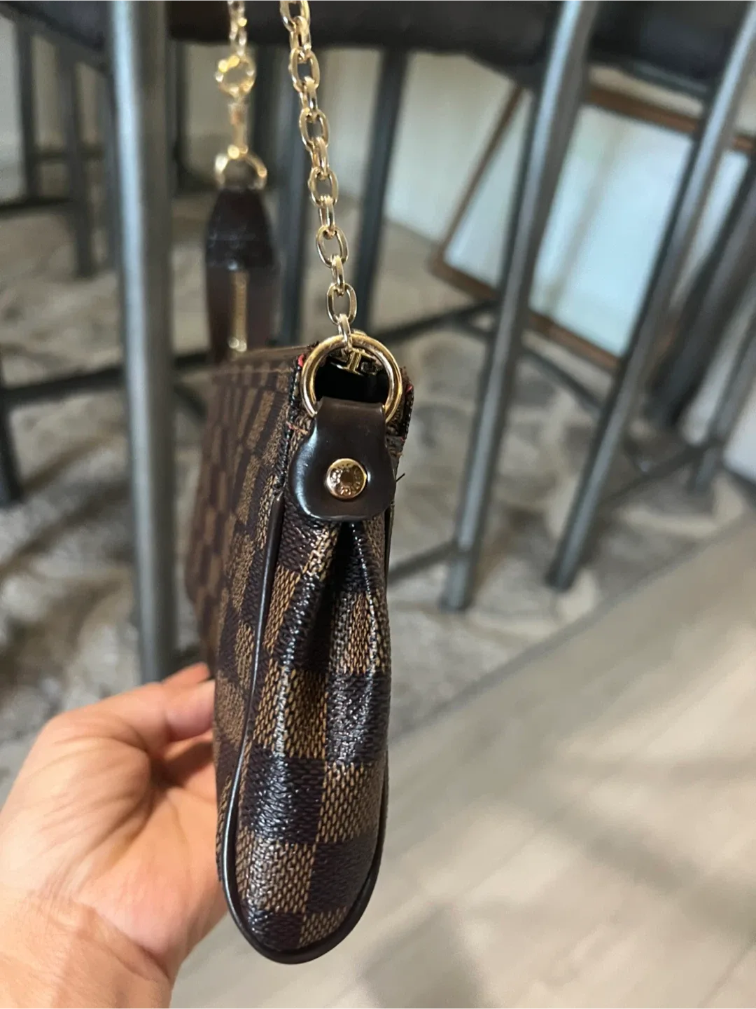 Louis Vuitton Damier Ebene Pochette Accessories NM image indicator(7)