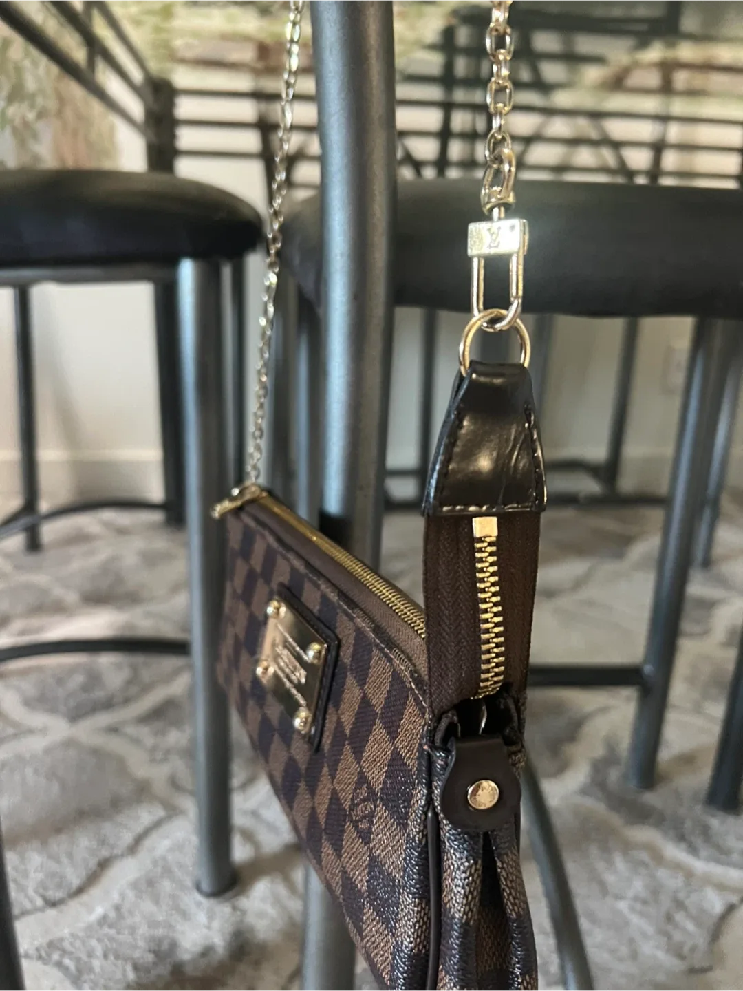 Louis Vuitton Damier Ebene Pochette Accessories NM image indicator(5)