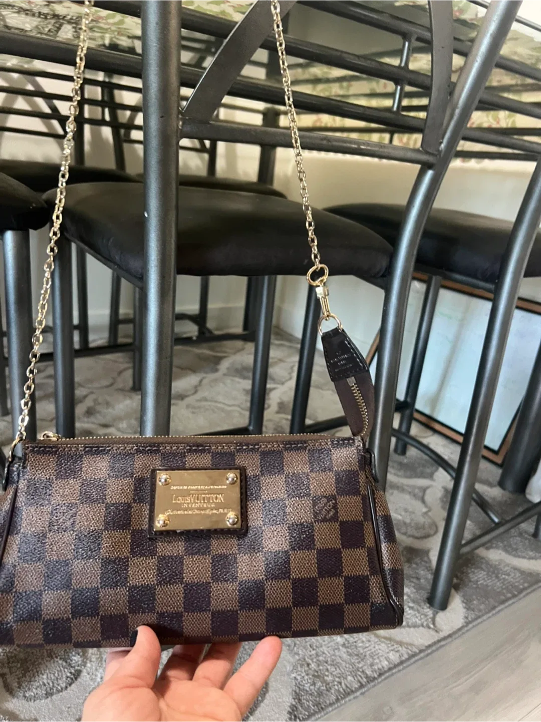 Louis Vuitton Damier Ebene Pochette Accessories NM image indicator(3)