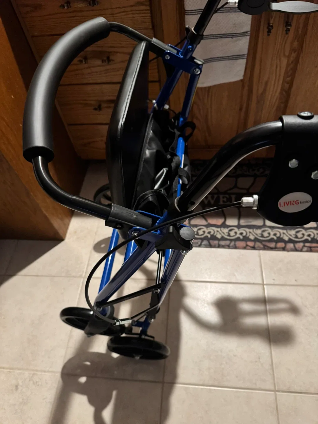 Foldable Rollator Walker - Blue image indicator(3)