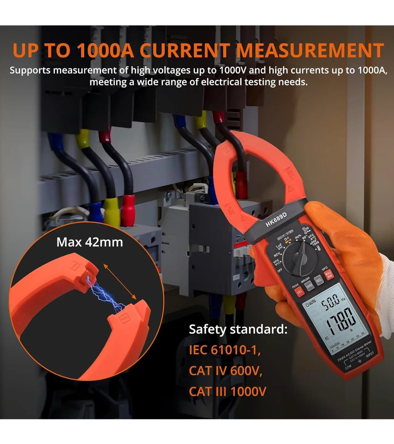 HK689D Clamp Meter, brand new image indicator(3)