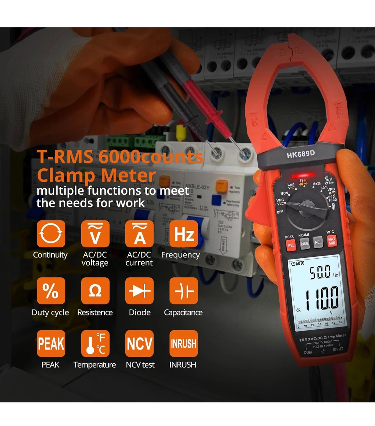 HK689D Clamp Meter, brand new - photo 2